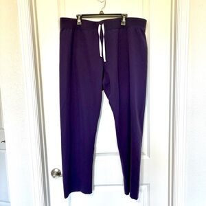 Figs Deep Purple Scrub Pants Women’s Size XXL